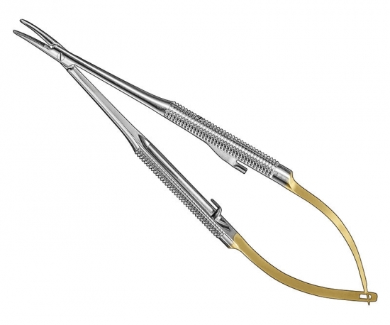 Barraquer micro needle holder