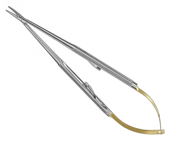 Barraquer  micro needle holder