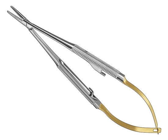 Barraquer micro needle holder