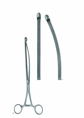 Nussbaum Intestinal Clamps Forceps BJ Curved