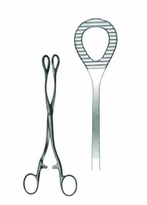 Heywood-Smith Dressing and Sponge Holding Forceps
