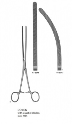 Doyen Intestinal Clamps Straight