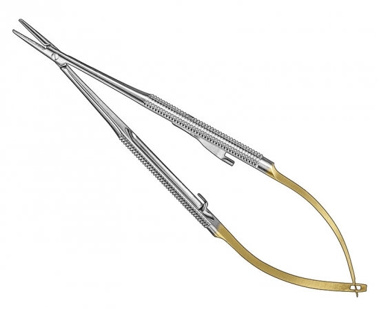Barraquer micro needle holder