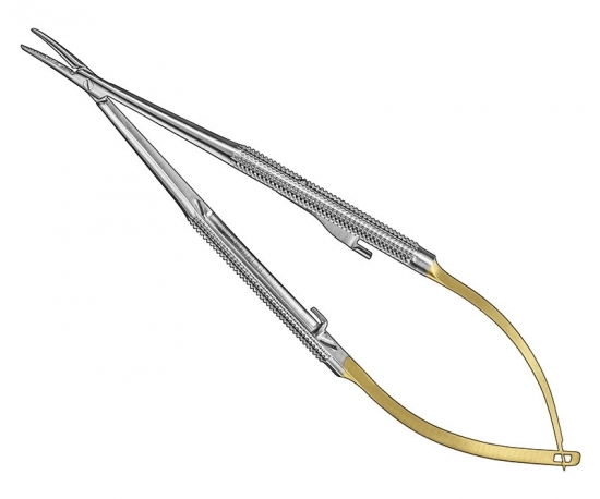 Barraquer micro needle holder