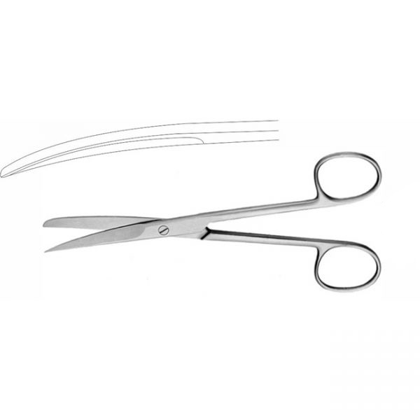 Deaver operating scissor
