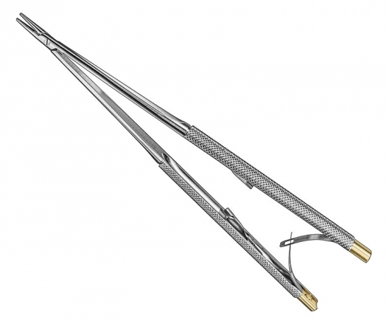 Castroviejo micro needle holder
