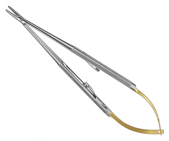 Barraquer micro needle holder