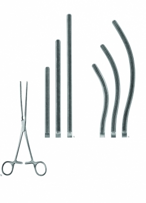 Kocher atraumatic intestinal- and stomach clamp forceps